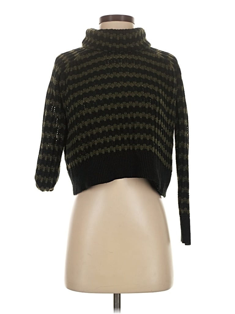 Pre-owned John & Jenn Turtleneck Sweater In Black