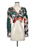 Marissa Webb 100% Recycled Polyester Green Long Sleeve Blouse Size 4 - photo 1