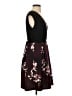 Assorted Brands Floral Burgundy Cocktail Dress Size 2 - photo 4