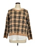 Anne Klein Plaid Tan Pullover Sweater Size XL - photo 1