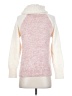 ModCloth Color Block Pink Turtleneck Sweater Size XXS - photo 2