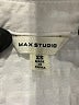 Max Studio White 3/4 Sleeve Button-Down Shirt Size XS - photo 7