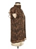 FSL Apparel 100% Polyester Animal Print Brown Sleeveless Blouse Size S - photo 4