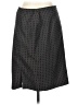 Larry Levine Houndstooth Gray Casual Skirt Size 12 (petite) - photo 1