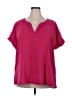 Adara Pink Short Sleeve T-Shirt Size 4X - photo 1