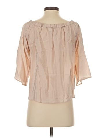 Amanda Uprichard 3/4 Sleeve Silk Top (view 2)