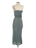 Hello Molly Solid Blue Gray Cocktail Dress Size 4 - photo 2