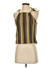 TeXTURE & THREAD Madewell 100% Polyester Yellow Sleeveless Blouse Size XXS - photo 1
