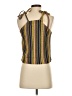TeXTURE & THREAD Madewell 100% Polyester Yellow Sleeveless Blouse Size XXS - photo 2