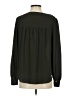 Ann Taylor LOFT 100% Polyester Green Long Sleeve Blouse Size XS - photo 2