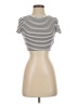 Zara Ivory Short Sleeve Turtleneck Size S - photo 1