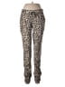 Chaser Animal Print Gold Casual Pants Size S - photo 1