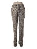 Chaser Animal Print Gold Casual Pants Size S - photo 2