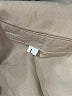 Unbranded 100% Polyester Color Block Tan Long Sleeve Blouse Size L - photo 7