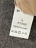 Unbranded 100% Polyester Color Block Tan Long Sleeve Blouse Size L - photo 8