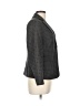 Larry Levine 100% Polyester Houndstooth Gray Blazer Size 12 (petite) - photo 4