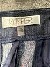 Kasper 100% Polyester Chevron-herringbone Blue Dress Pants Size 12 - photo 7