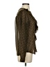 Ann Taylor LOFT 100% Polyester Brown Long Sleeve Blouse Size XS - photo 4