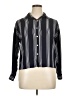 Unbranded Stripes Black Long Sleeve Button-Down Shirt Size XXL - photo 1