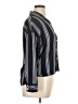 Unbranded Stripes Black Long Sleeve Button-Down Shirt Size XXL - photo 4