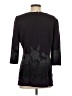 St. John Black 3/4 Sleeve Top Size S - photo 2