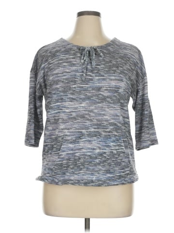 Christopher & Banks 3/4 Sleeve T-Shirt (view 1)