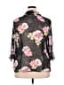 Gloria Lance Floral Black 3/4 Sleeve Blouse Size 2X - photo 2