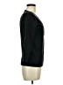 August Silk Black 3/4 Sleeve Top Size M - photo 4