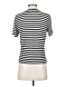 Splendid Stripes Ivory Short Sleeve Turtleneck Size XS - photo 2