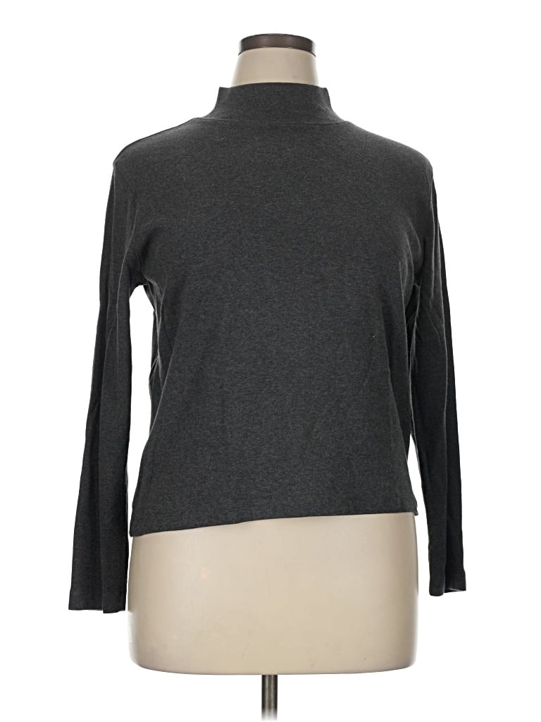 Pre-owned Kate Hill Turtleneck Sweater In Gray