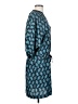 Leifsdottir Chevron-herringbone Blue Casual Dress Size 2 - photo 4