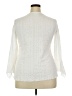 Unbranded 100% Polyester Ivory White Long Sleeve Blouse Size XXL - photo 2