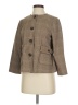 Liz Claiborne Houndstooth Brown Coat Size 4 - photo 1