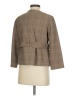 Liz Claiborne Houndstooth Brown Coat Size 4 - photo 2
