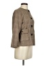 Liz Claiborne Houndstooth Brown Coat Size 4 - photo 4