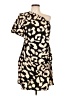 Shein Curve Animal Print Tan Cocktail Dress Size 12 Plus (0) - photo 1
