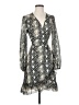 Leyden 100% Polyester Animal Print Gray Cocktail Dress Size S - photo 1