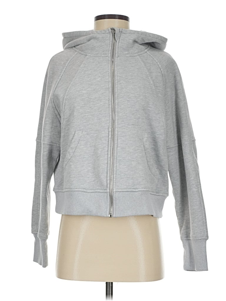 Pre-owned Anrabess Zip Up Hoodie In Gray