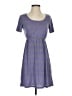 Everly Stripes Gray Casual Dress Size S - photo 1