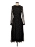 Boden 100% Polyester Polka Dots Black Casual Dress Size 4r - photo 1