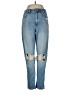 American Eagle Outfitters Hearts Blue Jeans Size 6 - photo 1
