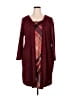 Perceptions Burgundy Cardigan Size 2X - photo 1