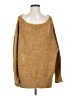 Free People Metallic Gold Pullover Sweater Size XS - photo 1