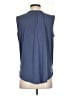 Q&A Blue Sleeveless Blouse Size S - photo 2