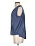 Q&A Blue Sleeveless Blouse Size S - photo 5