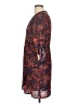 Collective Concepts 100% Polyester Paisley Orange Casual Dress Size M - photo 5