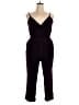 Gap 100% Polyester Solid Burgundy Purple Jumpsuit Size 14 (petite) - photo 1
