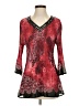 DressBarn 100% Polyester Red 3/4 Sleeve Blouse Size S - photo 1