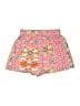 Shein 100% Polyester Print Pink Shorts Size 6 - photo 1