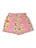 Shein 100% Polyester Print Pink Shorts Size 6 - photo 2